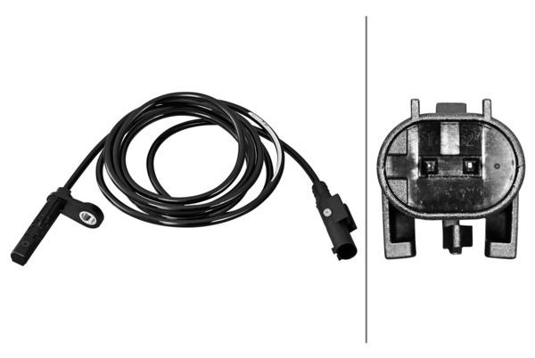 HELLA 6PU358217-111 | ABS Sensörü Arka Sol W906 Sprinter/Crafter 06-