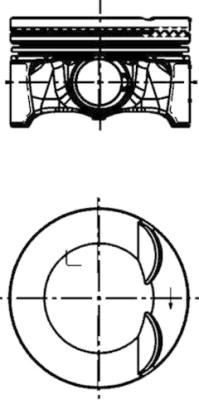 KOLBENSCHMIDT 40247600 | Piston Segman Std 82,51mm A3 Q3 Tt Leon Superb Octavia Tiguan Passat Jetta CC 2.0 TSI/TFSI