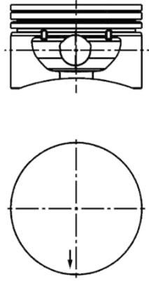 KOLBENSCHMIDT 40380620 | Piston Segman Komple 0,50 79,50mm Astra G Vectra B C Z16XE