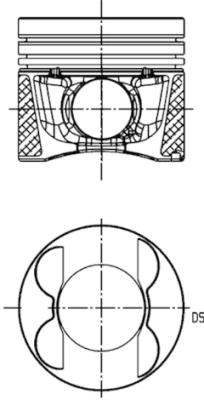KOLBENSCHMIDT 40776620 | Piston Sekman Takım 83,50 mm 651 Motor 0.50