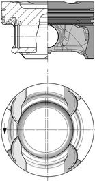 KOLBENSCHMIDT 40853600 | Piston Segman Std Mercedes M270 83,00 mm X156 W176 W246 C117 13-19