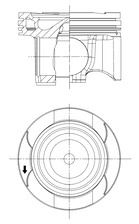 KOLBENSCHMIDT 41829600 | Piston (82,009 mm) OM654 W177/W247/W205/C118/C257/W213/W223/Vito W447 16-20