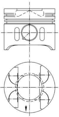 KOLBENSCHMIDT 97482610 | Piston M.Benz OM646 647 648 88,51mm 00-20