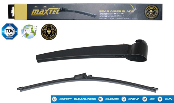 MAXTEL 12606266 | Arka Silecek Kolu Ve Süpürgesi VW Polo V Golf V 2003 2008 330mm