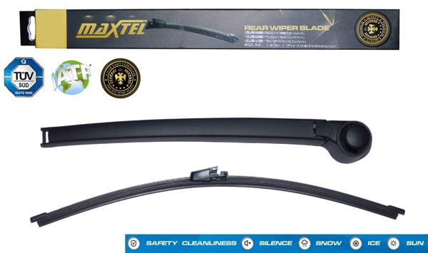 MAXTEL 12606438 | Arka Silecek Kolu Ve Süpürgesi VW T5 Caddy 03 > 15 410mm