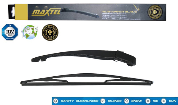 MAXTEL 12607275 | Arka Silecek Kolu Ve Süpürgesi Opel Corsa C 2000-2009 Combo 03-08 410mm