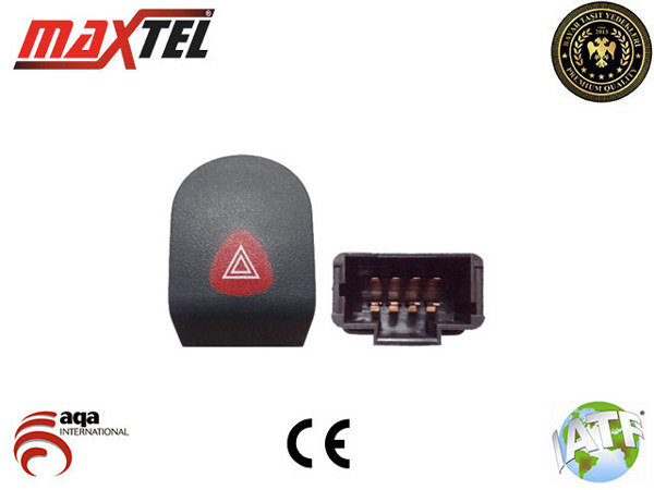 MAXTEL 16204821 | Dörtlü Flaşör Anahtarı Kangoo I, Kangoo Express 01-07
