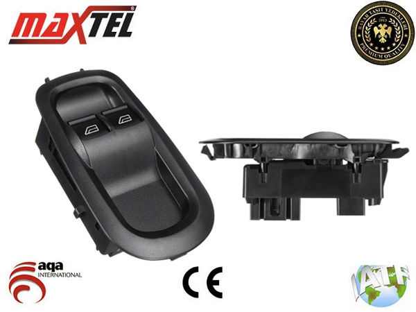 MAXTEL 18202053 | Ön Cam Açma Düğmesi Sol Çiftli Fiesta 08-13 12 Pin
