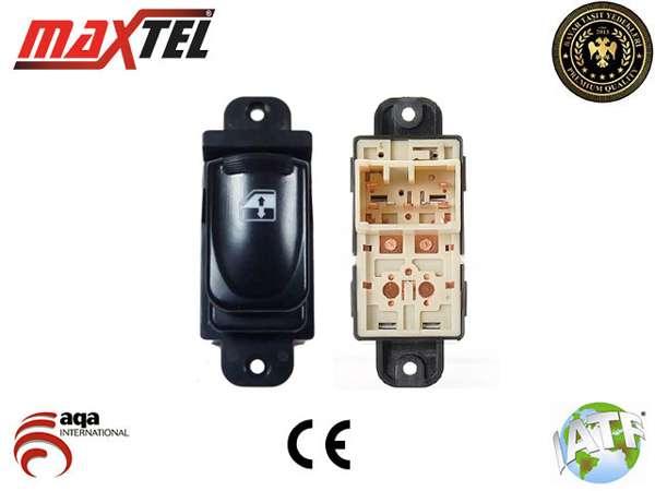 MAXTEL 18203014 | Cam Anahtarı Hyundai Accent Era 05=> | Ön Sağ Arka Sağ Sol