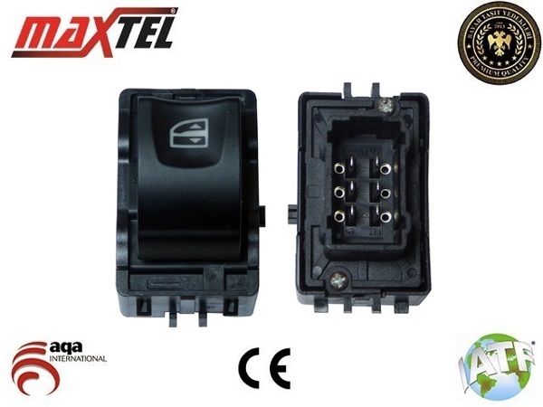 MAXTEL 18204003 | Cam Anahtarı Scenic III 2009 > ,Laguna III 6 Fişli Arka