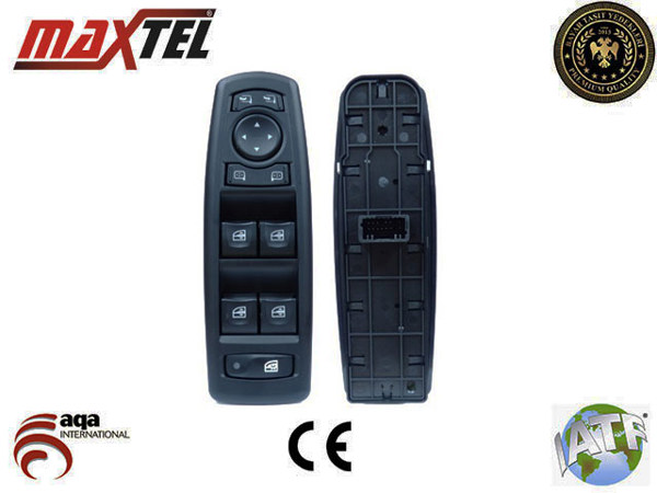 MAXTEL 18204105 | Cam Anahtarı Megane III Ön Sol 13 Fişli