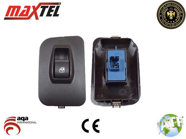 MAXTEL 18205040 | Cam Anahtarı Fiorino Ducato III Doblo III Boxer III Jumper III Ön Sağ 4 Fişli Tekli Mavi 25111