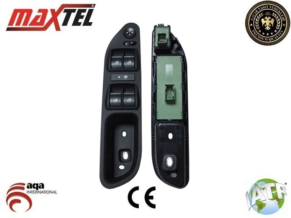 MAXTEL 18205143 | Cam Anahtarı Egea Sol 20 Fişli Ayna Ayarlı (Kasalı Yesıl Sok.)