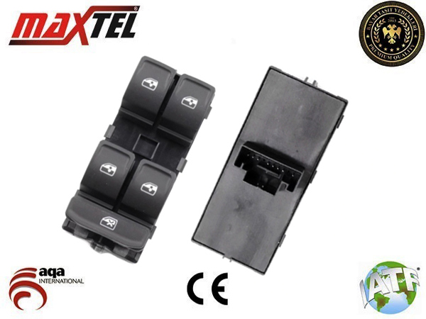 MAXTEL 18206031 | Cam Açma Düğmesi Golf VII Passat B8 Touran Tiguan Leon Altea Superb