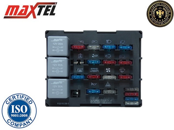 MAXTEL 20605203 | Sıgorta Kutusu Dogan-Kartal-Sahın SLX M131 Klimalı 75202