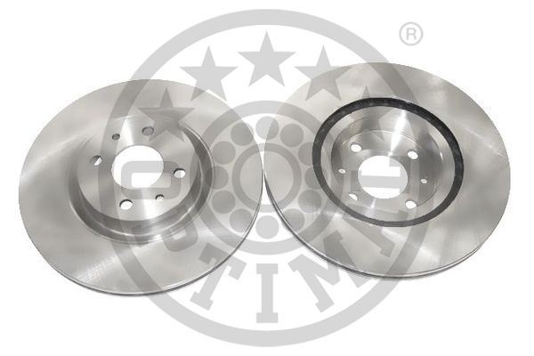 OPTIMAL BS-3161C | Ön Fren Aynası Fiat Doblo 05 > Idea 04 > Linea 09 > Fiorino 09 > Bravo 01 > Stilo 01 > 284X22x 4 Delik Hav Alı | 2 Adet