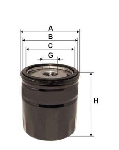 MOPAR (PSA) 1109.AK | Yağ Filtresi 406 807 607 Boxer 2.0 I 00- | 10 Adet