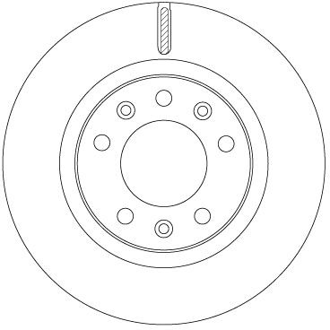 MOPAR (PSA) 1610704680 | Ön Fren Diski (5D 266mm) 308 13
