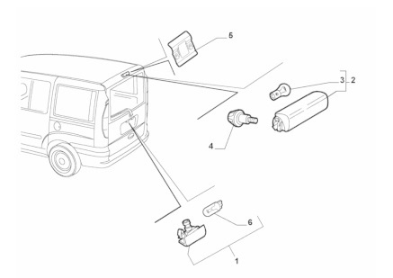 MOPAR (PSA) 6340.H0 | Plaka Lambası Bipper (A9) Nemo