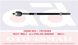 SİSMAK 111112 | Rot Mili Sol Palio 97-03 Siena Albea Strada 96> 2 Adet