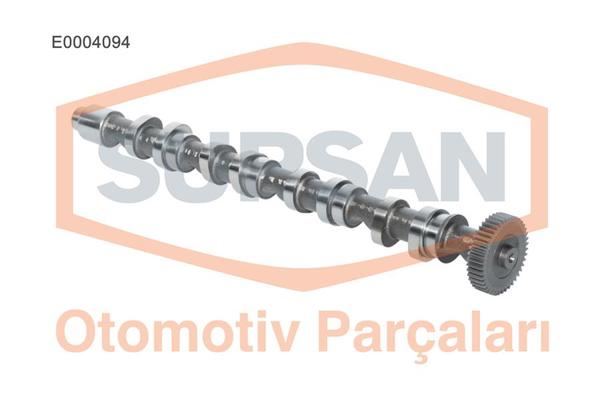 SUPSAN E0004094 | Eksantrik Mili Egsoz (Çelik) Transporter T6/A1/A3/A4/A5/A6/Amarok/Caddy/CC/Crafter/Golf VI-VII 2.0 TDI