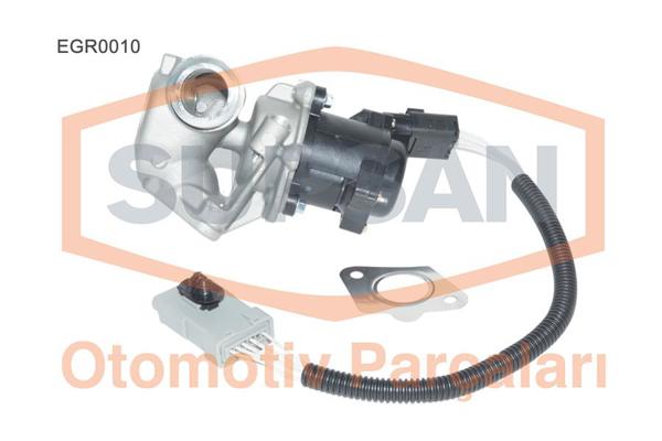 SUPSAN EGR0010 | EGR Valfi Peugeot 206 307 406 1.6 HDI 16V Dv6 Euro 3 Focus Cmax