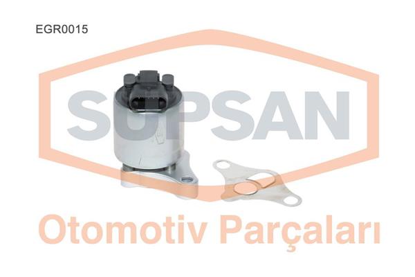 SUPSAN EGR0015 | EGR Valf (Yatay Soket) (Opel: Astra G Corsa C Vectra B / C Zafira 1.4 1.6 Z14xe Z16xe)