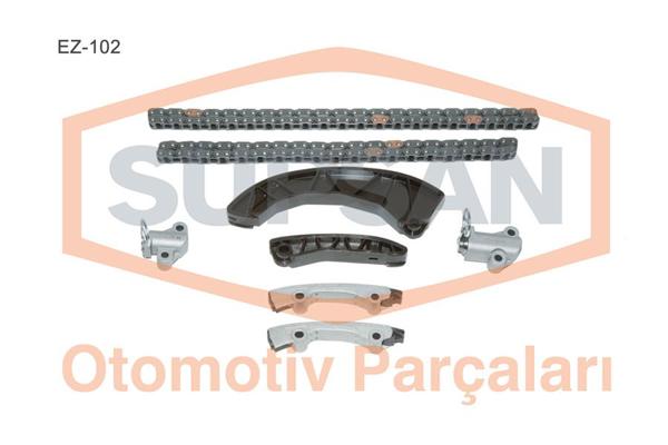 SUPSAN EZ.102 | Eksantrik Zincir Kiti (8 Parca) Hyundai Accent/Getz/i20/i30, Kia Ceed/Rio 1.4-1.6 CRDI 06-11