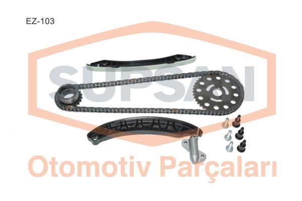 SUPSAN EZ-103 | Zincir Seti 07-Traffic.II-Megane.II.III-Laguna.III-Qashqai + 2 2.0Dci
