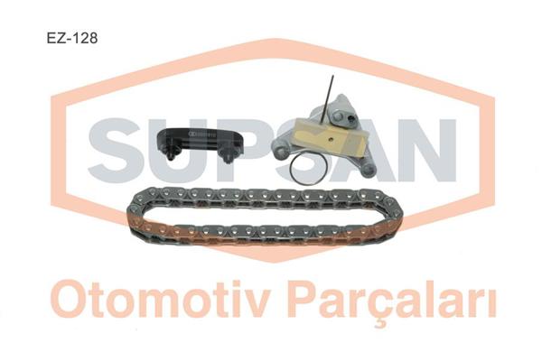 SUPSAN EZ-128 | Eksantrik Zincir Takımı P407 P308 Expert III Jumpy III C5 Mondeo Kuga Volvo 2.0 HDI/TDCI
