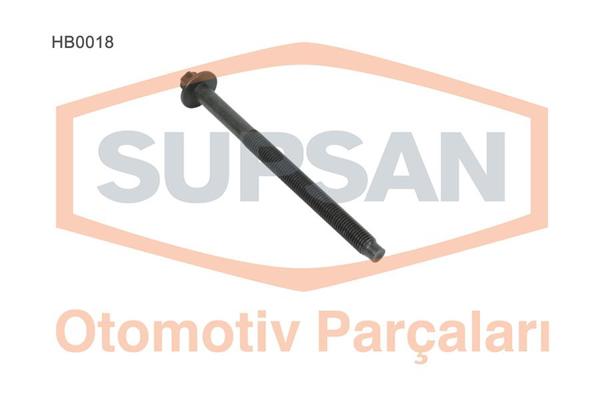 SUPSAN HB0018 | Silindir Kapak Saplaması (10 Adet)-(Ford: 1.4 8V-1.6 16V TDCI / Peugeot: 1.4 8V-1.6 16V HDI Dv4-Dv6)