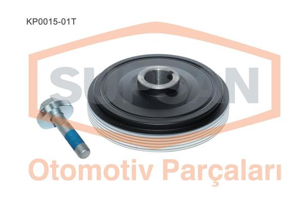 SUPSAN KP001501T | Krank Kasnağı Peugeot Partner Expert Citroen Berlingo Jumpy Fiat Scudo Xud7 Xud9 19 (Klimalı)