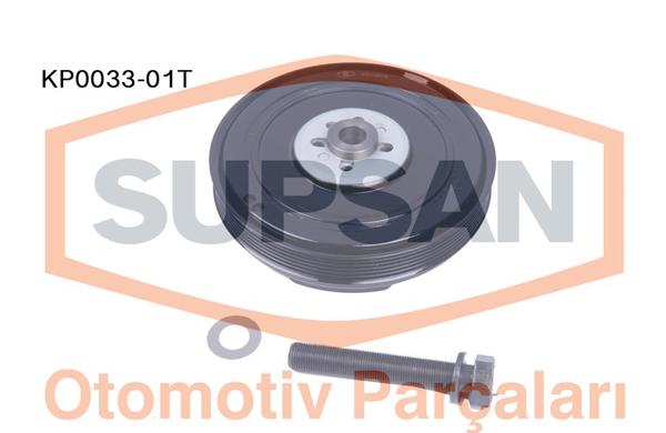 SUPSAN KP003301T | Krank Kasnağı Volkswagen Lt35 24 D 25 TDI Crafter 25 TDI (5 Silindir) Aab Aja