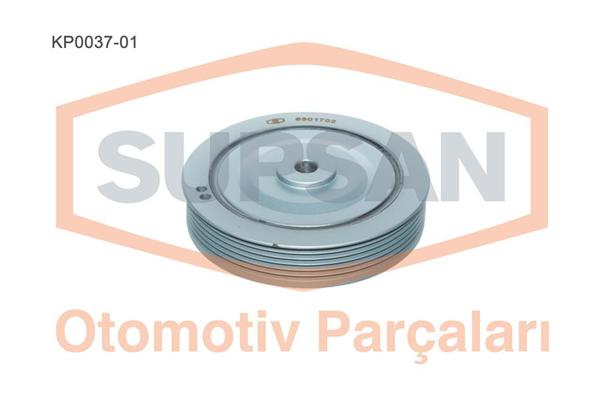 SUPSAN KP0037-01 | Krank Kasnağı (Renault: Kangoo-Megane-Laguna-Traffic-Master 1.9Dcı 7mm F9q)