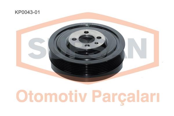 SUPSAN KP004301 | Krank Kasnağı Audi A2 Seat Seat Cordoba Skoda Fabia 14 TDI Amf Bnm