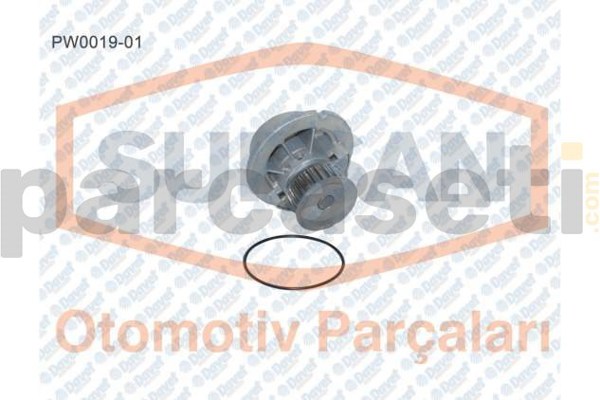 SUPSAN PW0019-01 | Devirdaim Su Pompası Astra F Astra G Corsa C Vectra B Vectra C X16xel Z16xe