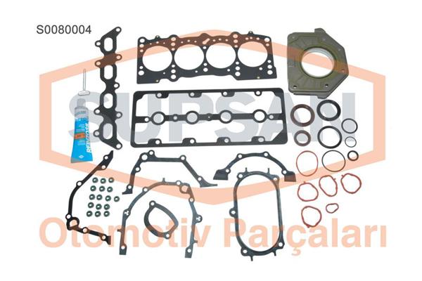 SUPSAN S0080004 | Motor Takım Contası (Full) Keçeli Doblo Palio Albea Siena Brava Bravo Stilo Punto 1.2 16V