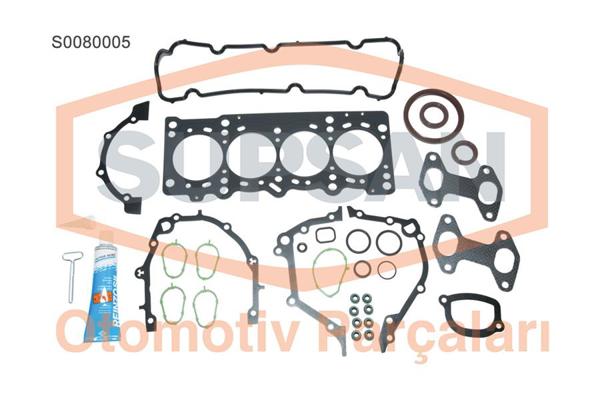 SUPSAN S0080005 | Conta Takımı Doblo Palio Albea 1.2 8V Keçeli Skclı
