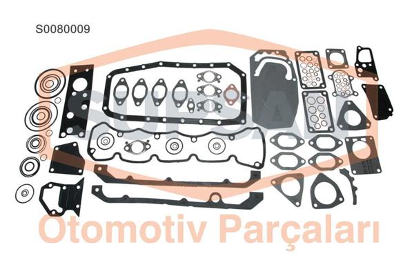 SUPSAN S0080009 | Motor Takım Contası (Alt/Üst) Keçesiz Ducato/Boxer/Jumper/Master/Movano 2,8 TDI/JTD/HDI (94,40mm) (00 06)