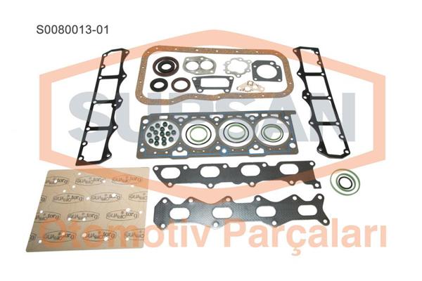 SUPSAN S0080013-01 | S008001301 / Motor Takım Contası (Full) Keçeli Palio Bravo Brava Marea 1.6 16V (Tork Motor)