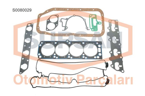 SUPSAN S0080029 | Motor Takım Contası (Keçesiz) Silindir Kapaklı (Opel: Vectra 2.0I 16V X20xev / X22xe)