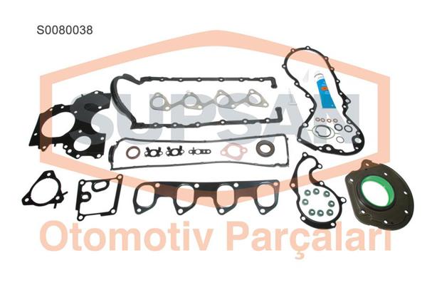 SUPSAN S0080038 | Motor Takım Contası (Alt / Üst Full) S,K,C Hariç Connect 1.8 TDCI 02 > 13 Focus 1.8 TDCI 98 > 04