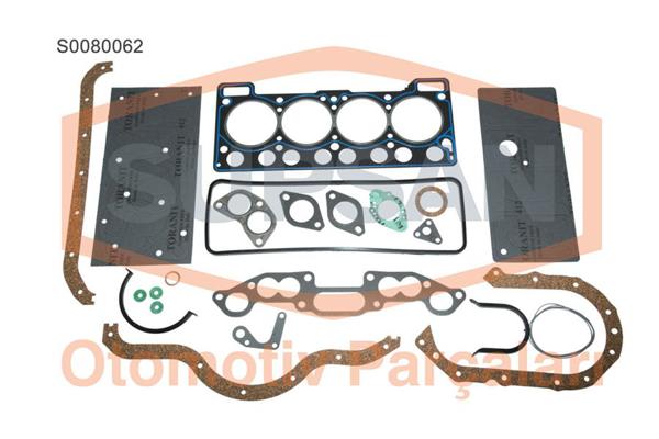 SUPSAN S0080062 | Motor Takım Contası (Keçesiz) Silindir Kapaklı (Renault: R12 1400)