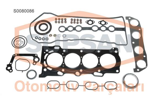 SUPSAN S0080086 | Conta Takımı Corolla 1.6 16V Vvt-İ *3Zzfe-4Zzfe* + Keçe + Skc
