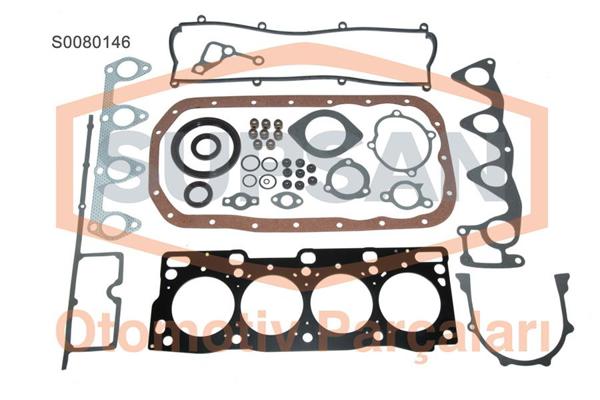 SUPSAN S0080146 | Tam Takım Conta Mazda 626 2.0D Kia Sportage 2.0 Mazda E2200 1997> RF RF N