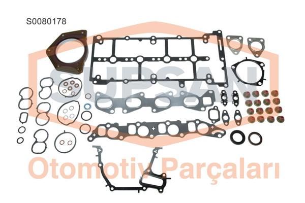 SUPSAN S0080178 | Motor Takım Contası Keçeli Subap Lstıklı Skcsız Doblo III Linea Bravo Punto 1.6D Multijet