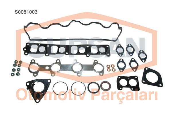 SUPSAN S0081003 | Üst Takım Conta Doblo Marea 1.9 JTD / 1.9 Multijet
