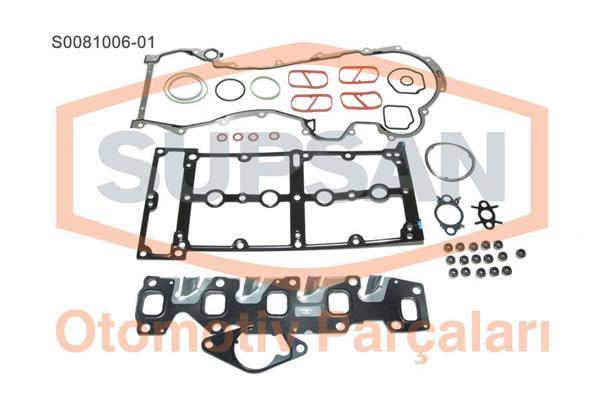 SUPSAN S0081006-01 | S0081006.01 / Üst Takım Conta Subap Lastikli Skc Sız