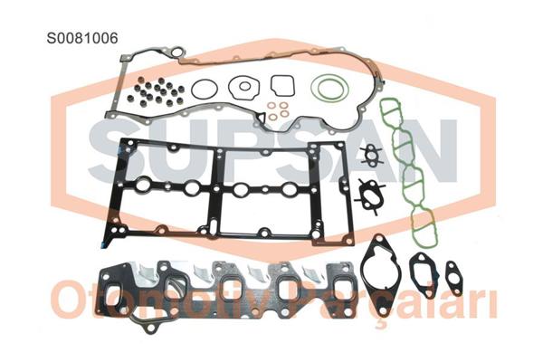 SUPSAN S0081006 | Üst Takım Conta Doblo Palio Albea Punto Linea Fiorino 1.3 Multijet 16V Astra H Corsa C