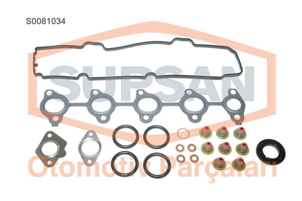 SUPSAN S0081034 | Conta Üst Takım Keçeli Skc Sız (Peugeot: 206 / 307 1.4Hdı 8V Dv4 Ford: Fiesta Fusion)